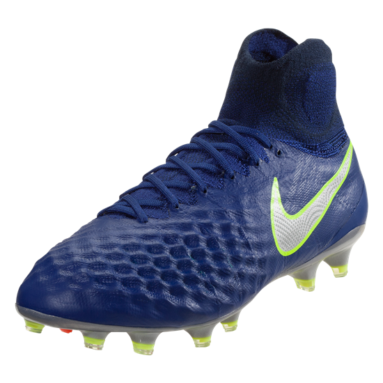 Nike Magista Obra Ii Fg - Deep Royal Blue/Chrome/Total Crimson Mens Firm Ground Deep Royal Blue/Chrome/Crimson Mens 8 - Third Coast Soccer