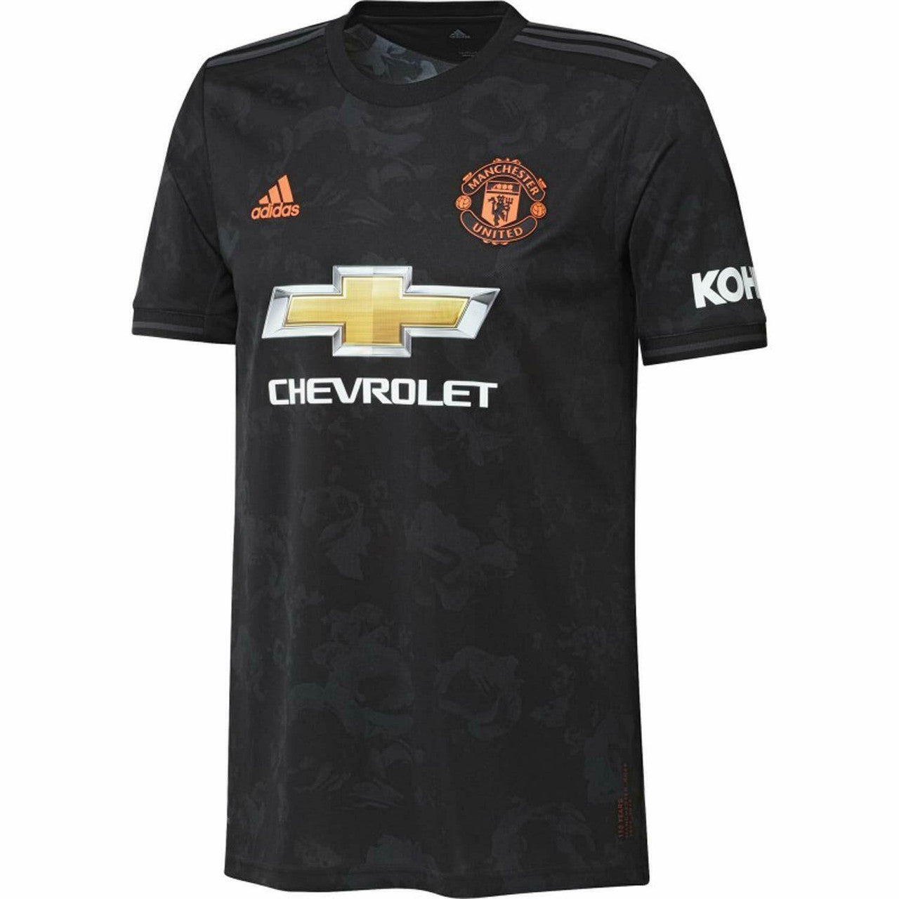adidas Yth Mufc 3Rd Jsy 19/20 Club Replica Youth Small Black - Third Coast Soccer
