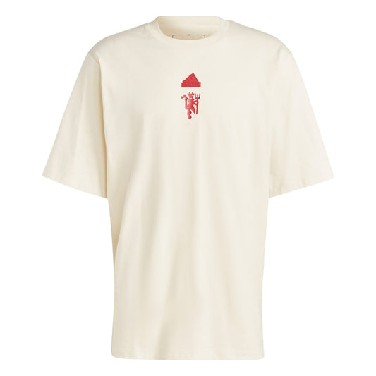adidas Manchester United Lifestyler Oversized Tee Club Replica   - Third Coast Soccer