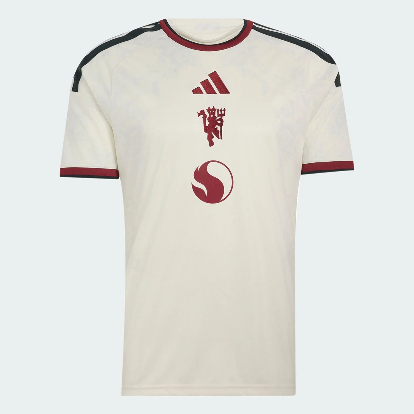 adidas Manchester United Third Jersey 26/27 Club Replica Ivory/Ice Blue Mens Small - Third Coast Soccer