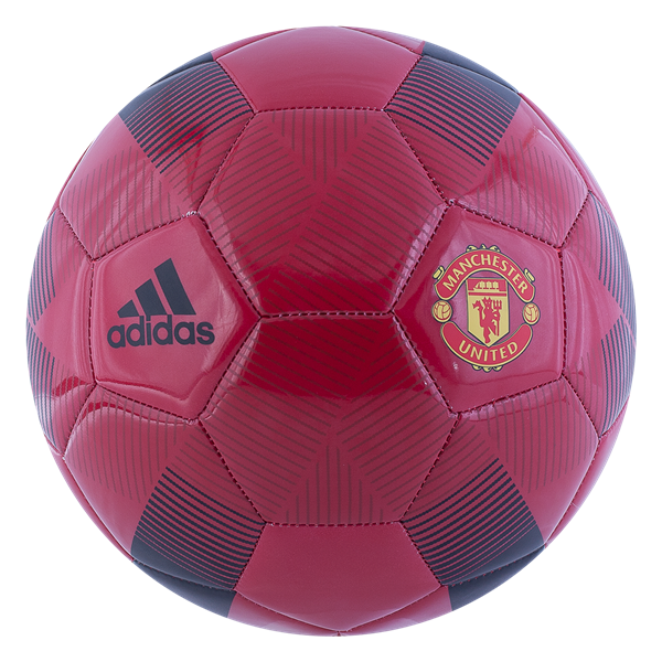 adidas Manchester United Supporters Ball Balls Size 5 Red/Black/Red - Third Coast Soccer