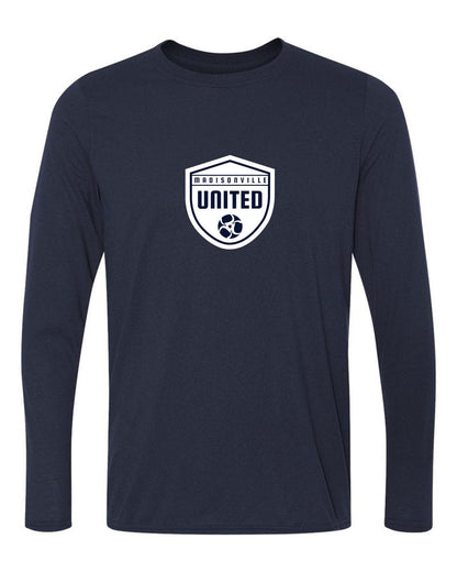 Madisonville United Long-Sleeve T-Shirt Madisonville United Spiritwear Mens Medium Navy - Third Coast Soccer