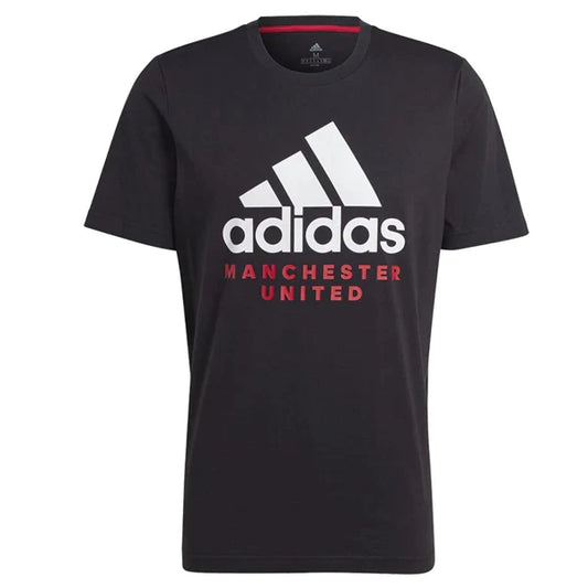 adidas Manchester United Dna Graphic Tee - Black Club Replica   - Third Coast Soccer