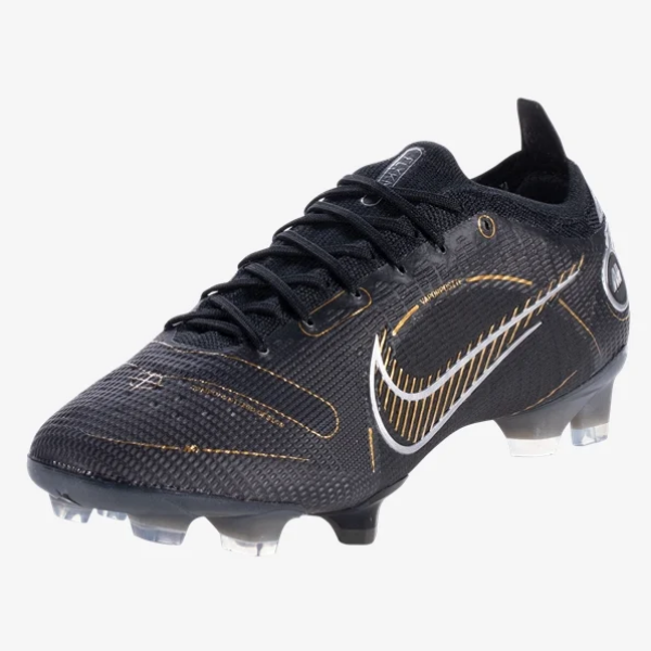 Nike Mercurial Vapor 14 Elite FG - Black/Metallic Gold/Metallic Silver Mens Firm Ground Mens 6.5 Black/Metallic Gold - Third Coast Soccer