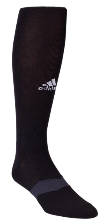 adidas Spartans Metro IV Sock - Black Spartans FC Small (1Y-4Y) Black/White - Third Coast Soccer