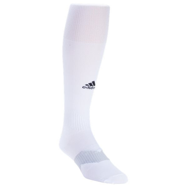 adidas Metro IV OTC Sock - White Holy Cross Middle/High School White Small (1Y-4Y) - Third Coast Soccer