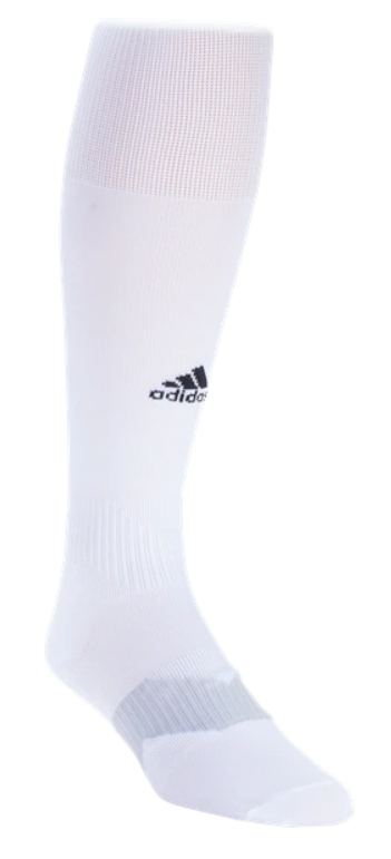 adidas Spartans Metro IV Sock - White Spartans FC Small (1Y-4Y) White/Black - Third Coast Soccer