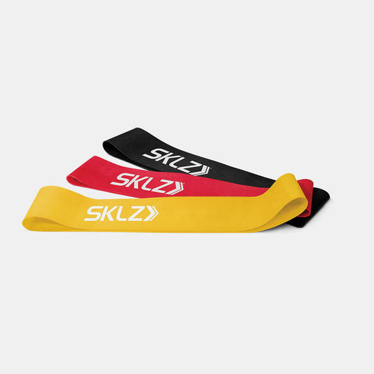 SKLZ Mini Bands Coaching Accessories Red/Black/Yellow  - Third Coast Soccer