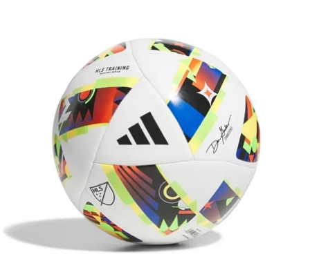 adidas MLS Training Ball 2024 - White/Black/Gold Equipment   - Third Coast Soccer