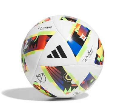 adidas MLS Training Ball 2024 - White/Black/Gold Equipment   - Third Coast Soccer