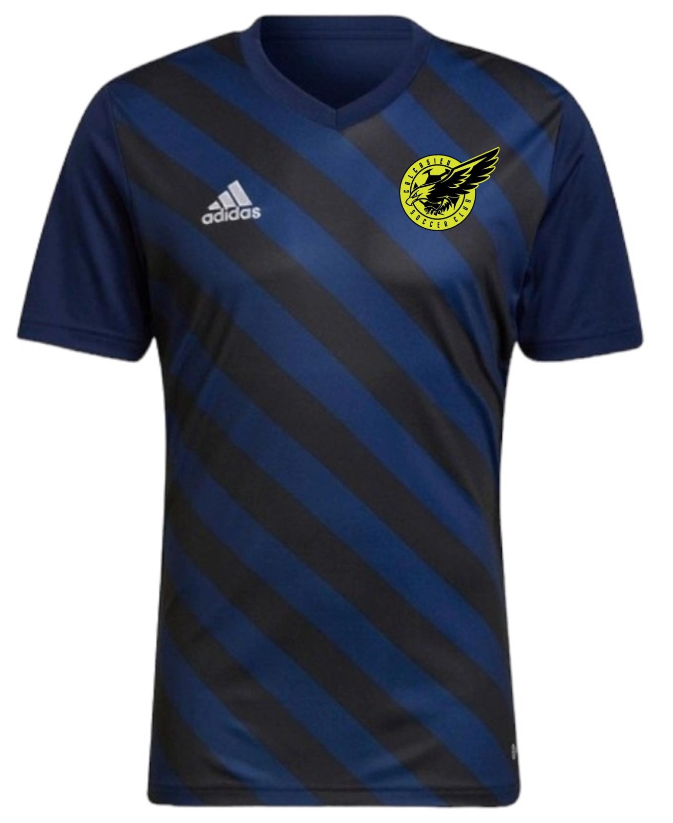 adidas CSC Youth Entrada 22 Graphic Jersey - Navy/Black Calcasieu Soccer Club 23-25 Team Navy Blue/Black Youth Small - Third Coast Soccer