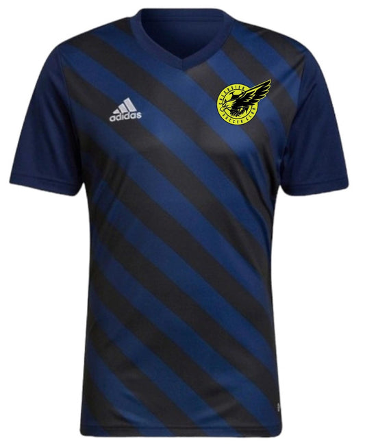 adidas CSC Youth Entrada 22 Graphic Jersey - Navy/Black Calcasieu Soccer Club 23-25 Team Navy Blue/Black Youth Small - Third Coast Soccer