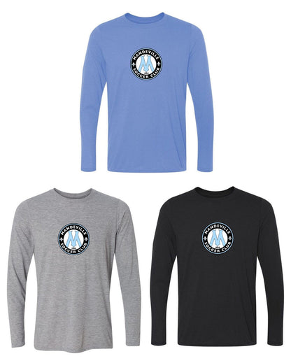 MSC Shield Long-Sleeve T-Shirt - Black, Grey Or Light Blue MSC Spiritwear   - Third Coast Soccer
