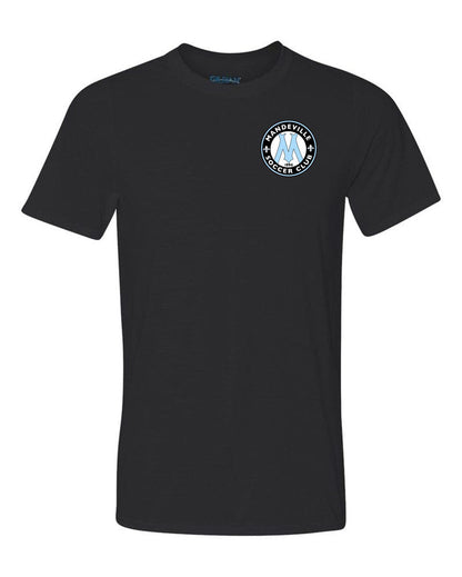 MSC Shield Short Sleeve T-Shirt - Black, Grey Or Light Blue MSC Spiritwear Black Mens Small - Third Coast Soccer