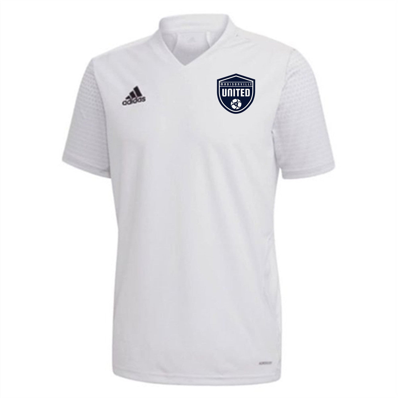 adidas Madisonville United Youth Regista 20 Jersey - White Madisonville Youth Boosters Youth Small White/White - Third Coast Soccer