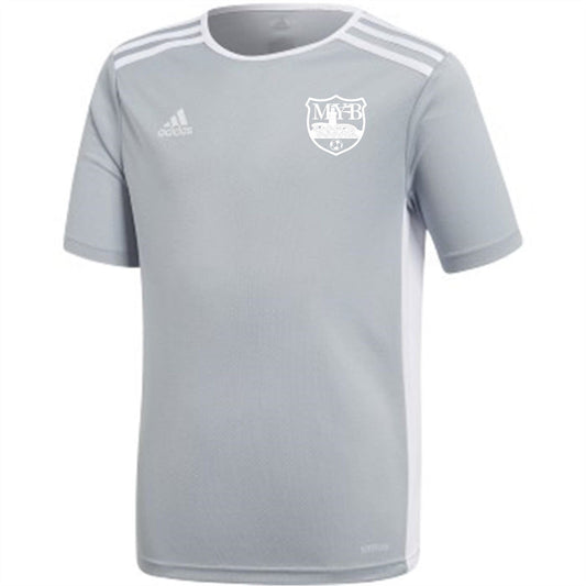 adidas MYB Recreational Men's Entrada 18 Jersey - Light Grey MYB Rec   - Third Coast Soccer