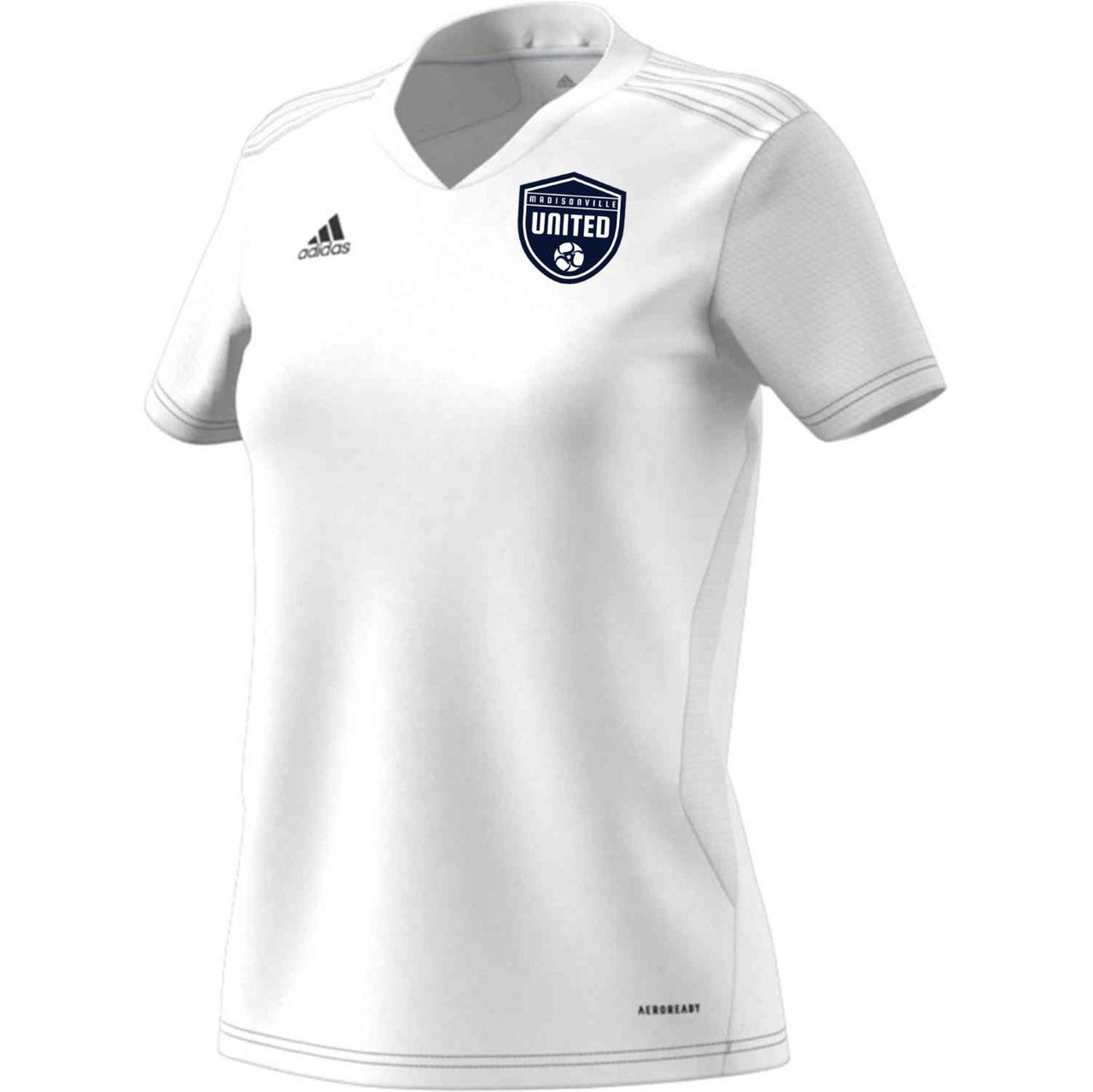 adidas Madisonville United Women's Regista 20 Jersey - White Madisonville Youth Boosters Womens Small White/White - Third Coast Soccer