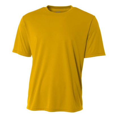 A4 Cooling Performance Crew Training Jersey Gold Mens XSmall - Third Coast Soccer