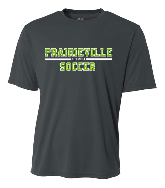 A4 PVHS Soccer Training Jersey - Graphite Prairieville High School   - Third Coast Soccer