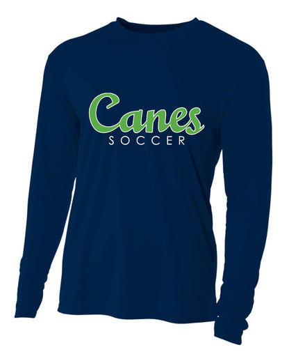 A4 PVHS Soccer LS Training Jersey - Navy Prairieville High School   - Third Coast Soccer