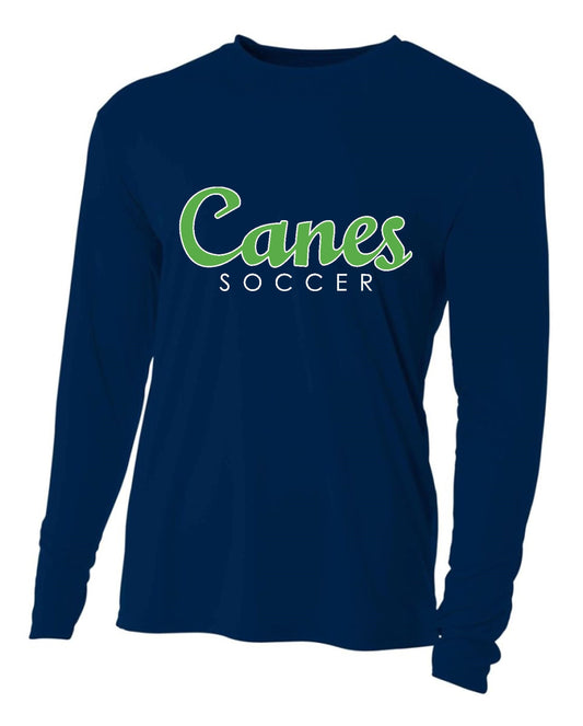 A4 PVHS Soccer LS Training Jersey - Navy Prairieville High School   - Third Coast Soccer