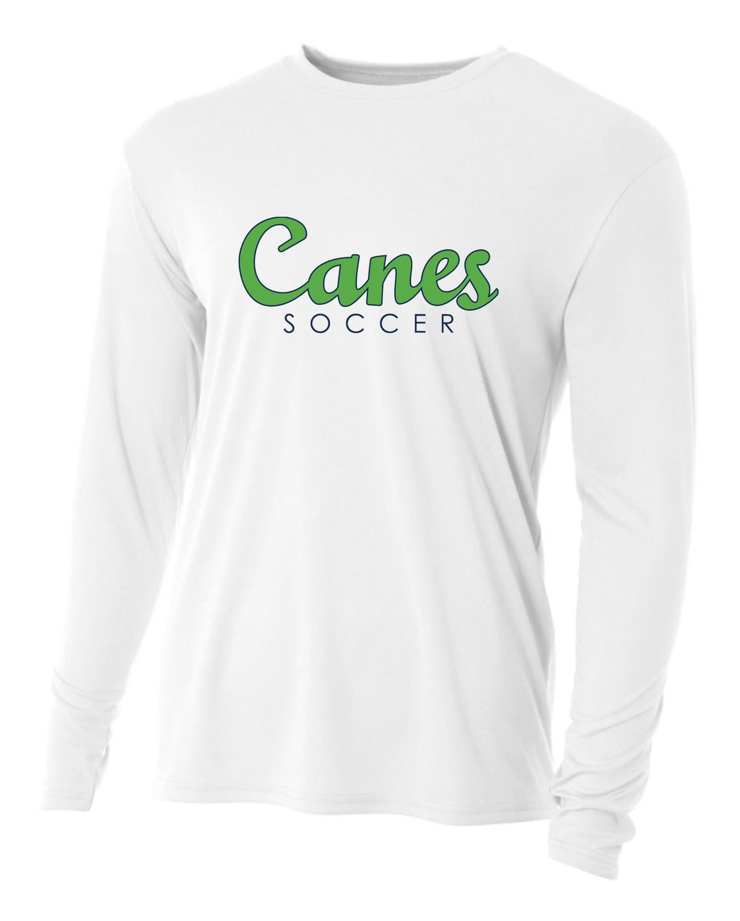 A4 PVHS Soccer LS Training Jersey - White Prairieville High School   - Third Coast Soccer