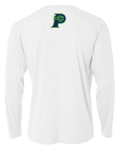 A4 PVHS Soccer LS Training Jersey - White Prairieville High School   - Third Coast Soccer