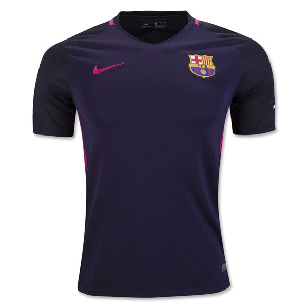 Nike Barcelona Away Jersey 16/17 Club Replica Purple Dynasty/Black/Vivid Pin Mens Small - Third Coast Soccer