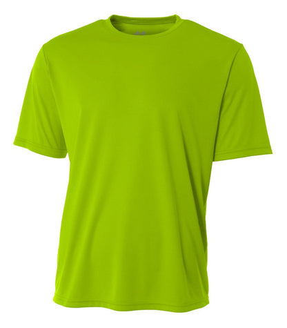 A4 Youth Cooling Performance Crew Training Jersey Lime Youth XSmall - Third Coast Soccer