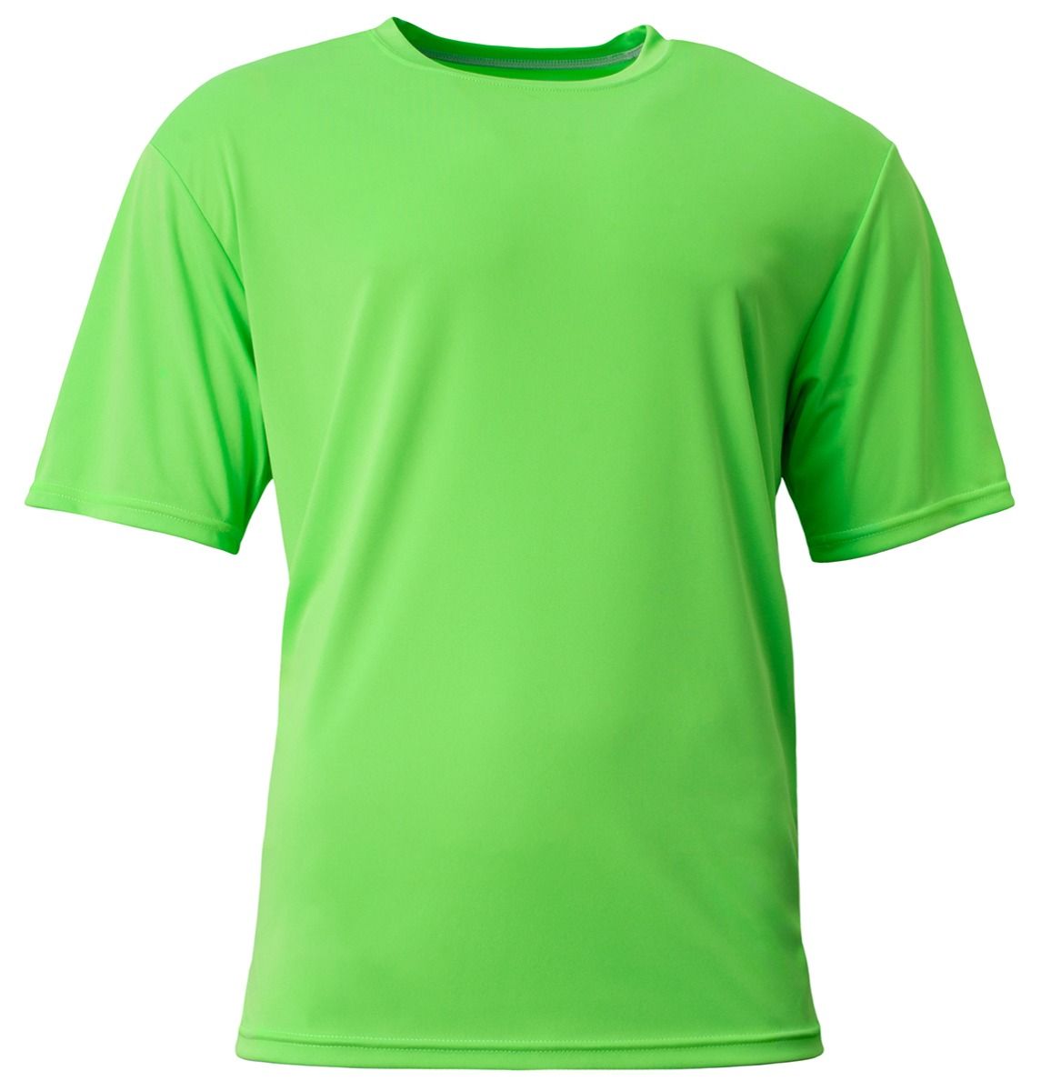 A4 Youth Cooling Performance Crew Training Jersey Safety Green Youth Xsmall - Third Coast Soccer