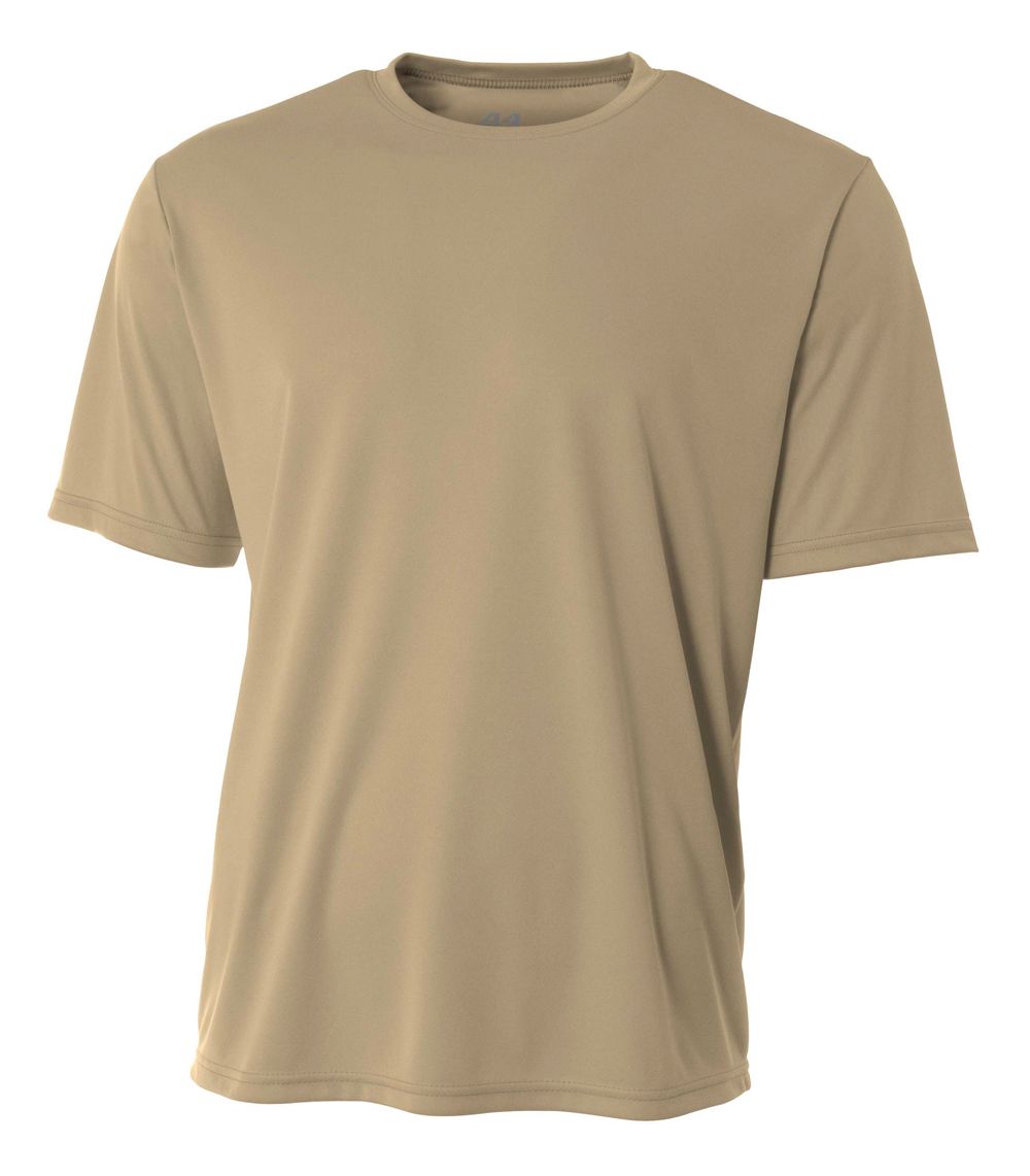A4 Cooling Performance Crew Training Jersey Sand Mens Small - Third Coast Soccer