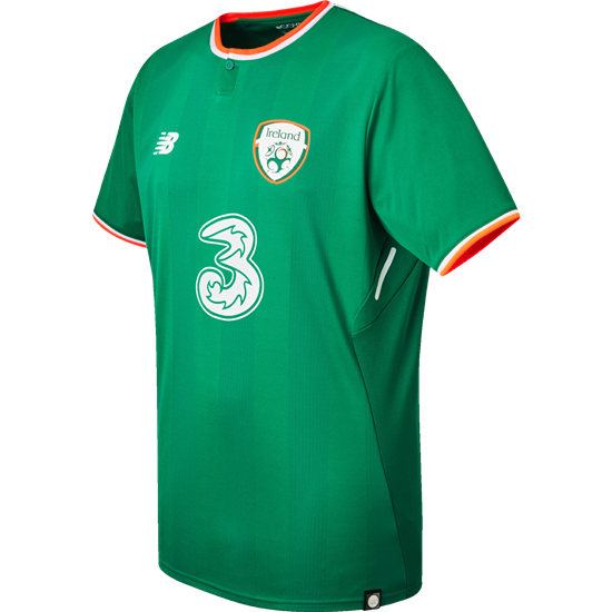 New Balance Ireland Home Jersey 17/18 International Replica Green Mens Small - Third Coast Soccer