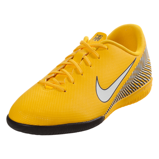 Nike Jr Vapor 12 Academy NJR IC - Amarillo/White/Black Youth Indoor Youth 6 Amarillo/Black/White - Third Coast Soccer