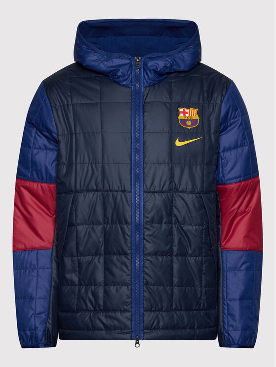 Nike FC Barcelona Synthetic-Fill Fleece Jacket Club Replica Closeout - Third Coast Soccer