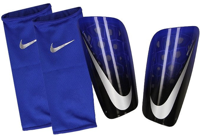 Nike Mercurial Lite Shinguard - Racer Blue/Black/Silver Adult Shinguards Racer Blue/Black/Silver Small - Third Coast Soccer