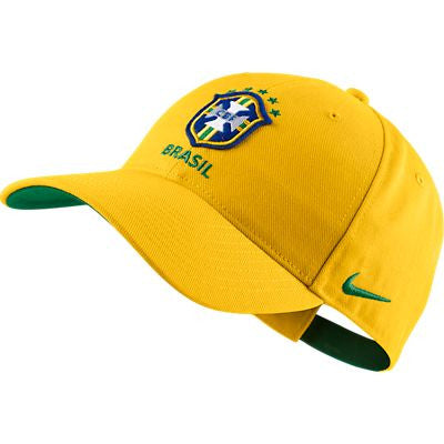 Nike CBF Brazil Core Cap Hats Varsity Maize  - Third Coast Soccer