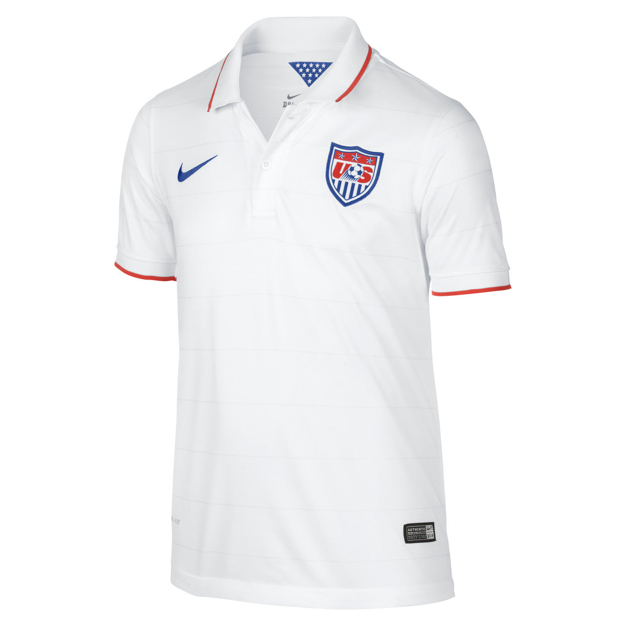Nike Usa Home Jersey 14/15 International Replica Football White/Game Royal Small - Third Coast Soccer
