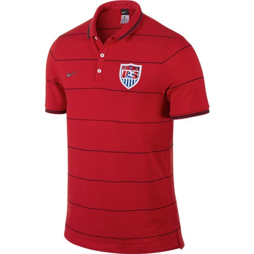 Nike League USA Authentic Polo International Replica University Red/Anthracite Small - Third Coast Soccer