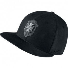 Nike CBF Brazil True Snapback Hats Black  - Third Coast Soccer