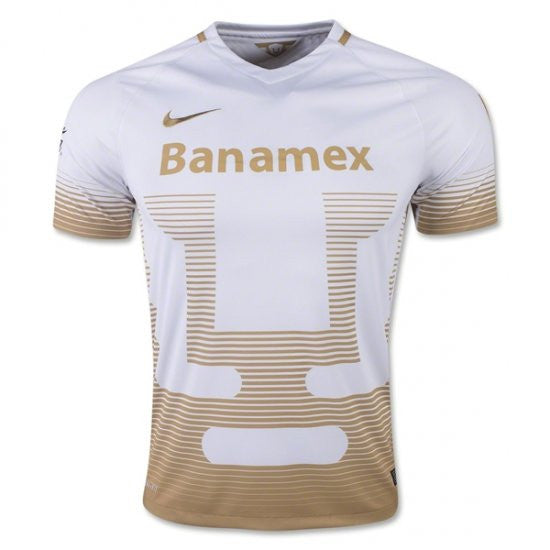 Nike Pumas Home Jersey 15/16 Club Replica Football White/Club Gold Small - Third Coast Soccer