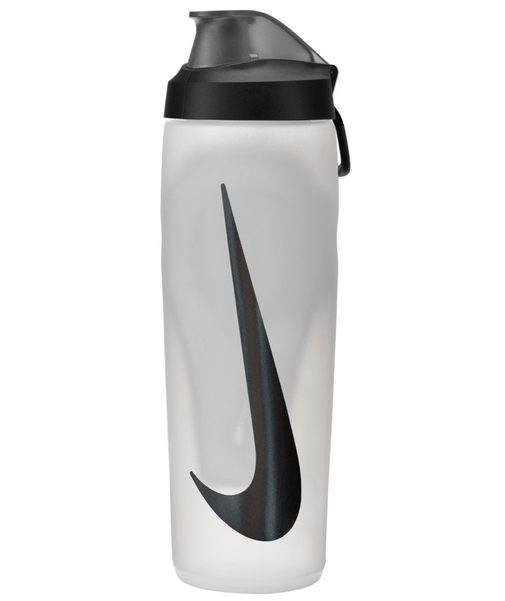 Nike Refuel Bottle 24Oz With Locking Lid - Natural/Black Drinkware   - Third Coast Soccer