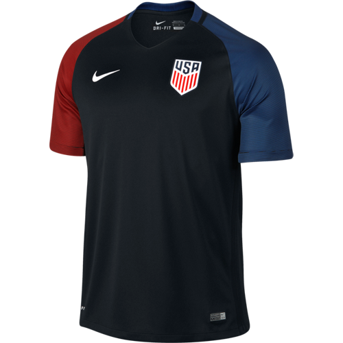 Nike Youth Usmnt 2016 Away Stadium Jersey International Replica Black/Game Royal//White Youth X-Small - Third Coast Soccer