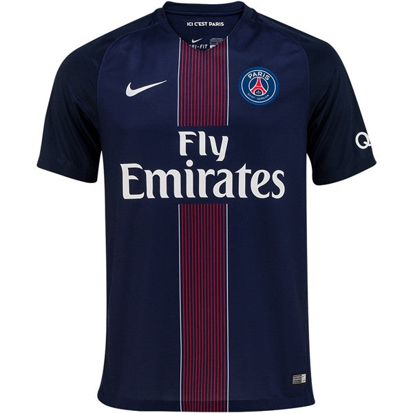 Nike Paris St. Germain 16/17 Home Jersey Club Replica Midnight Navy/Black/Challenge Mens Small - Third Coast Soccer
