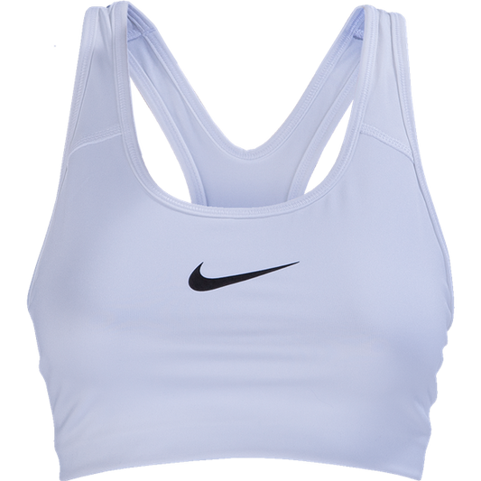 Nike Pro Classic Swoosh Bra Training Wear White/Black Womens Extra Small - Third Coast Soccer