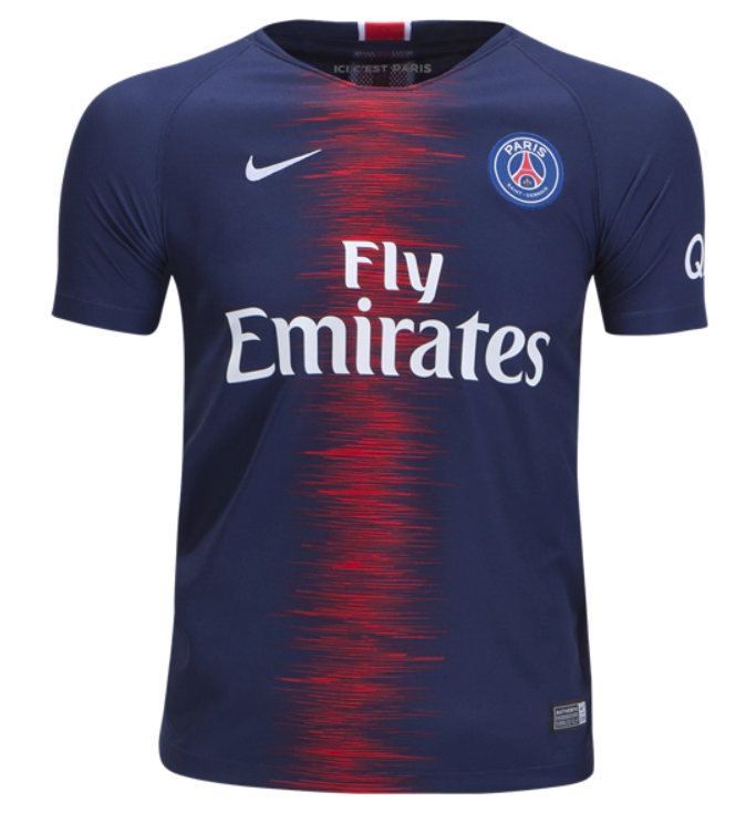 Nike Youth Paris St. Germain Home Jersey 18/19 Club Replica Youth Small Midnight Navy/White - Third Coast Soccer