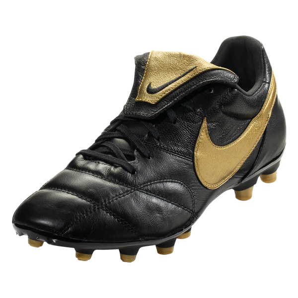 Nike Premier II FG - Black/Metallic Vivid Gold/White Mens Firm Ground Mens 6 Black/Mtlc Vivid Gold/Black - Third Coast Soccer