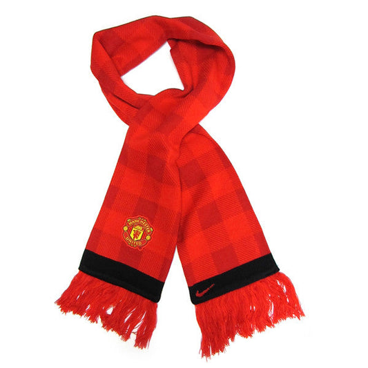 Nike Manchester United Club Scarf Scarves Diablo Red/Black/White  - Third Coast Soccer