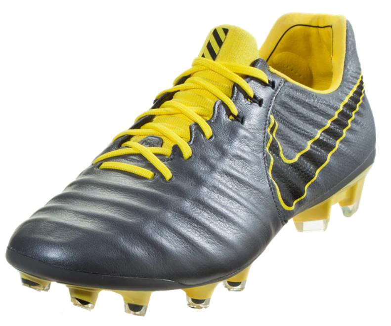 Nike Tiempo Legend Vii Elite Fg - Dark Grey/Black/Opti Yellow Mens Firm Ground Mens 6.5 Dark Grey/Opti Yellow/Black - Third Coast Soccer