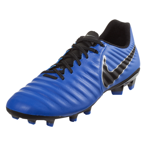 Nike Tiempo Legend VII Academy FG - Racer Blue/Black/Metallic Silver Mens Firm Ground Mens 6.5 Racer Blue/Black/Metallic Silv - Third Coast Soccer