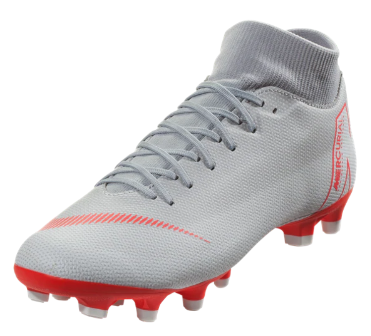 Nike Superfly 6 Academy MG - Wolf Grey/Light Crimson/Pure Platinum Mens Firm Ground Mens 6.5 Wolf Grey/Lt Crimson/Pure Plat - Third Coast Soccer